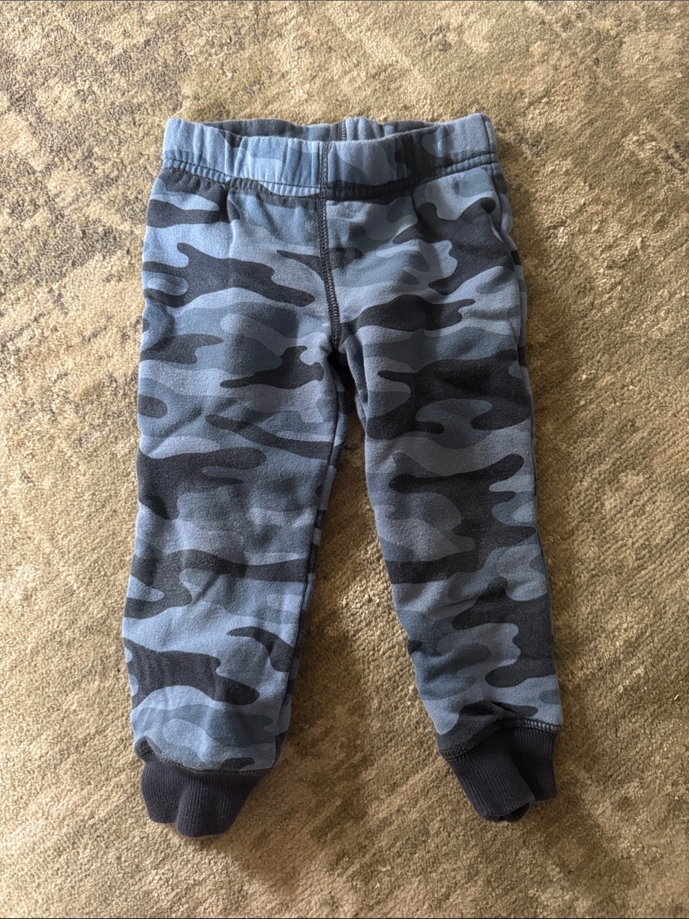 Carter's Blue & Gray Camouflage Jogger Pants